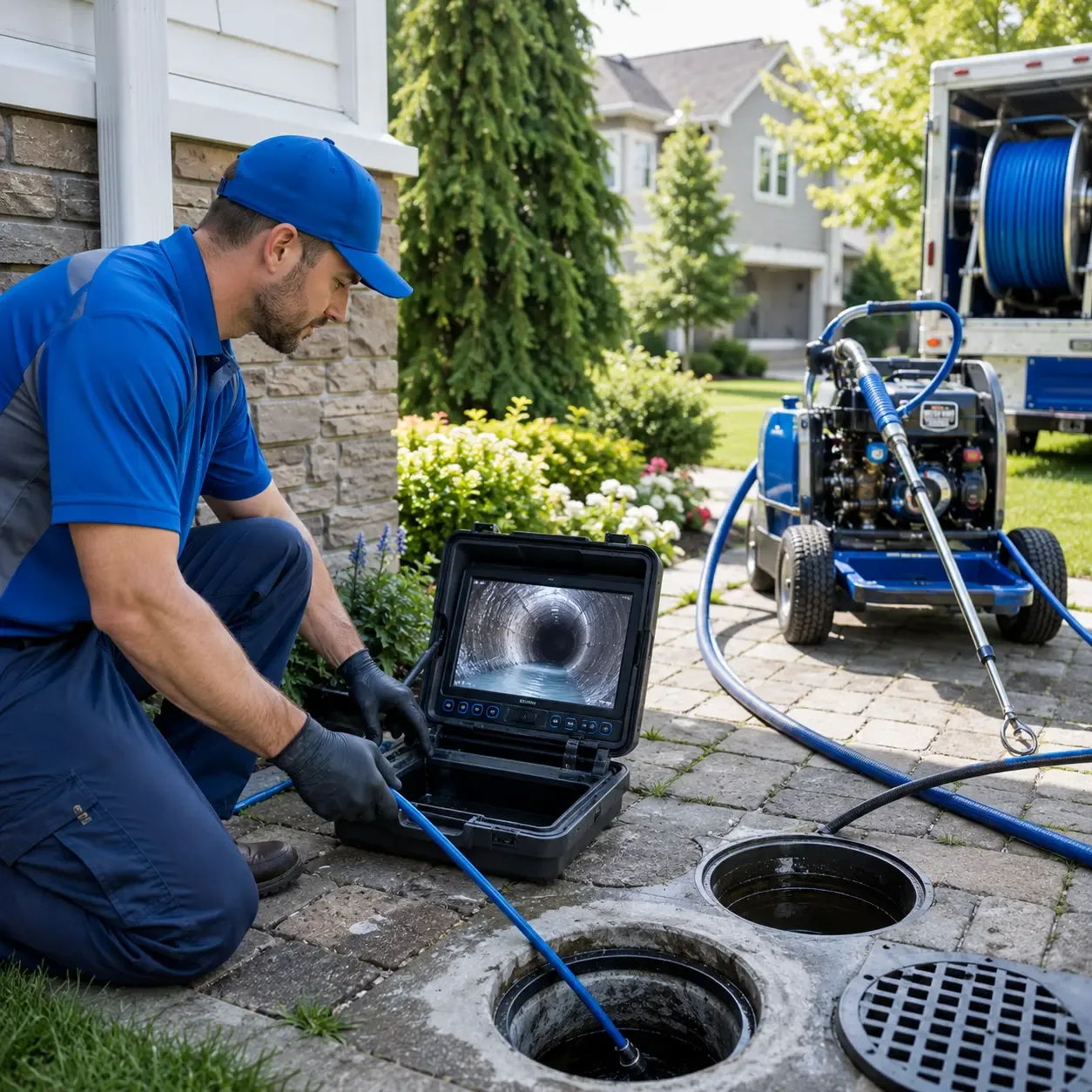 Outdoor drain cleaning professionals serving Cut Off, LA